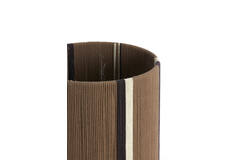 Kap cilinder 25-25-36 cm MEDAN bruin+crème+donker bruin