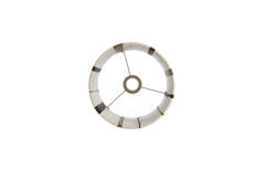 Kap cilinder 25-25-36 cm MEDAN crème+bruin+donker bruin