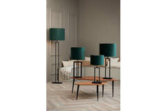 Kap cilinder 30-30-21 cm VELOURS dutch green