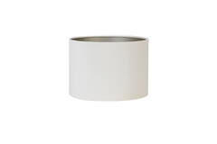 Kap cilinder 30-30-21 cm VELOURS off white