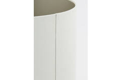 Kap cilinder 30-30-21 cm VELOURS off white