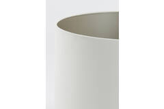 Kap cilinder 30-30-21 cm VELOURS off white