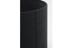 Kap cilinder 30-30-21 cm LIVIGNO zwart