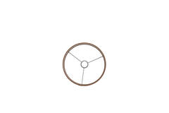 Kap cilinder 30-30-21 cm PENNY bruin