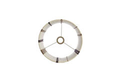 Kap cilinder 30-30-40 cm MEDAN crème+bruin+donker bruin