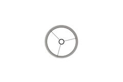 Shade cylinder 30-30-50 cm SAVERNA egg white