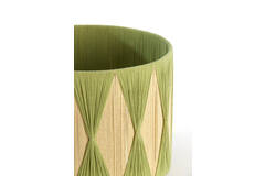 Shade cylinder 40-40-30 cm HANNAH green+mint green