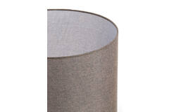 Shade cylinder 40-40-30 cm BRANFO linen dark brown