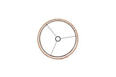 Kap cilinder 40-40-30 cm OSIRE terra-bruin