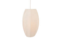 Hanging lamp Ø39x56,5 cm MELAMBA beige