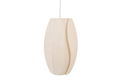 Hanging lamp Ø39x56,5 cm MELAMBA beige