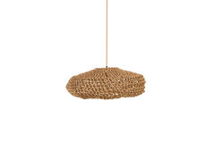 Hanging lamp Ø55x22 cm TWAN light brown