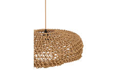 Hanging lamp Ø55x22 cm TWAN light brown
