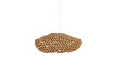 Hanging lamp Ø65x25 cm TWAN light brown