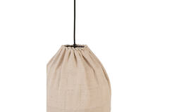 Hanging lamp Ø35x40 cm THIEUX beige+black