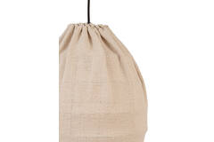 Hanging lamp Ø35x40 cm THIEUX beige+black