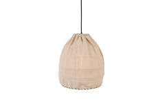 Hanging lamp Ø35x40 cm THIEUX beige+black