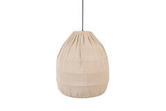 Hanging lamp Ø50x56 cm THIEUX beige+black