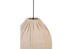 Hanging lamp Ø50x56 cm THIEUX beige+black
