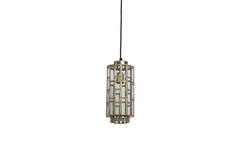 Hanglamp Ø15x31 cm SØSTRENE antiek brons+glas