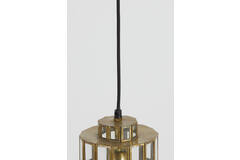 Hanglamp Ø15x31 cm SØSTRENE antiek brons+glas