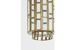 Hanglamp Ø15x31 cm SØSTRENE antiek brons+glas