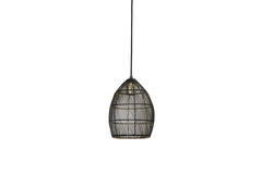 Hanglamp Ø20x25 cm MEYA zwart-goud