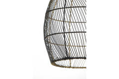 Hanglamp Ø23x31 cm MEYA zwart-goud