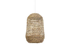 Hanging lamp Ø37,5x58 cm TRIPOLI rattan natural