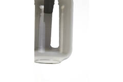 Hanglamp Ø22x52 cm LEKAR zwart+smoke glas