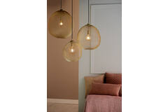 Hanging lamp Ø30x35 cm MOROC gold