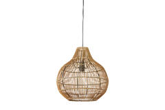 Hanglamp Ø40x41,5 cm PACINO rotan donker bruin