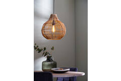Hanglamp Ø40x41,5 cm PACINO rotan donker bruin