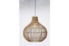 Hanglamp Ø50x51,5 cm PACINO rotan donker bruin
