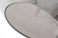 Hanglamp Ø40x34 cm MAYSON smoke glas-mat zwart