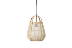 Hanglamp Ø32x44 cm JACINTO naturel