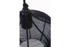 Hanging lamp 5L 100x20x122 cm ALVARO matt black