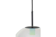 Hanging lamp Ø30 cm MEDINA glass rainbow+black