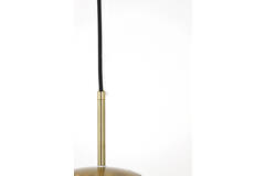 Hanging lamp Ø30 cm MAGDALA glass brown+gold