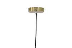 Hanging lamp Ø30 cm MAGDALA glass brown+gold