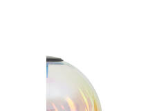 Hanging lamp Ø40 cm MEDINA glass rainbow+black