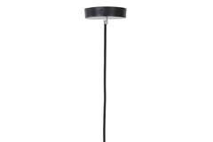 Hanging lamp Ø40 cm MEDINA glass rainbow+black