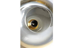 Hanglamp 3L Ø40x160 cm MAYSON glas goud-helder+goud
