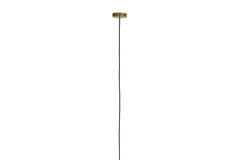 Hanglamp Ø30 cm MEDINA antiek brons+glas amber