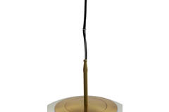 Hanging lamp Ø40 cm MEDINA antique bronze+glass clear