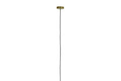 Hanging lamp Ø40 cm MEDINA antique bronze+glass clear