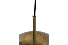 Hanging lamp Ø40 cm MEDINA antique bronze+smoked glass