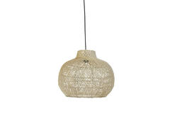 Hanging lamp Ø46x39 cm CHARITA rattan natural