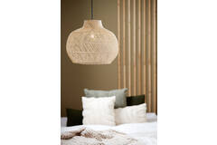 Hanging lamp Ø46x39 cm CHARITA rattan natural