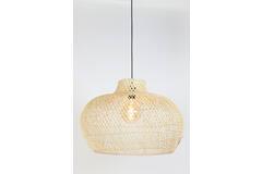 Hanging lamp Ø60x43 cm CHARITA rattan natural